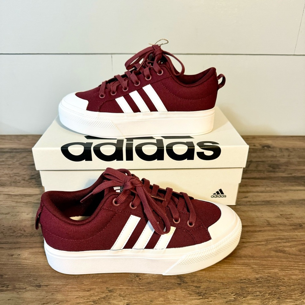 ADIDAS BRAVADA 2.0 PLATFORM SHOES Sz 7